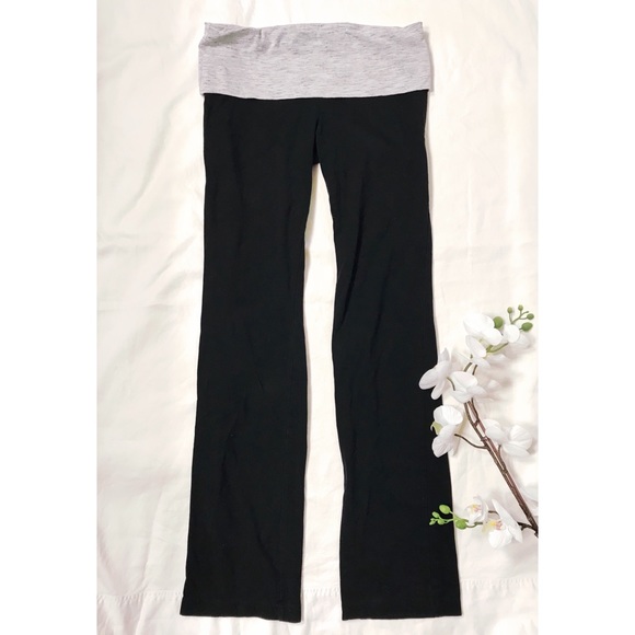 mossimo foldover bootcut yoga pants